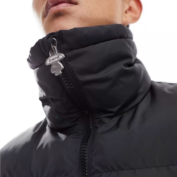 Men’s Aape By A Bathing Ape College Puffer Vest in Black - Picture 4 of 7